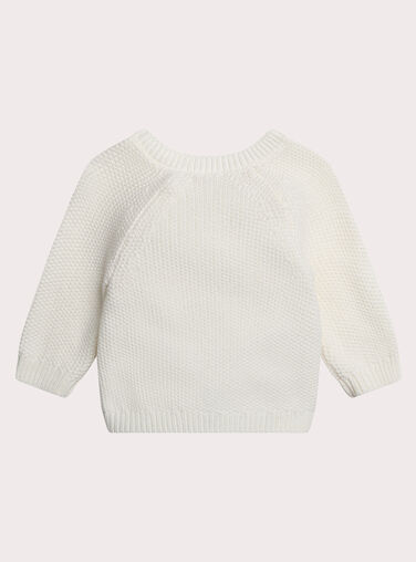 White KIDS CARDIGAN XOU1GIL / 25WF0551GIL000