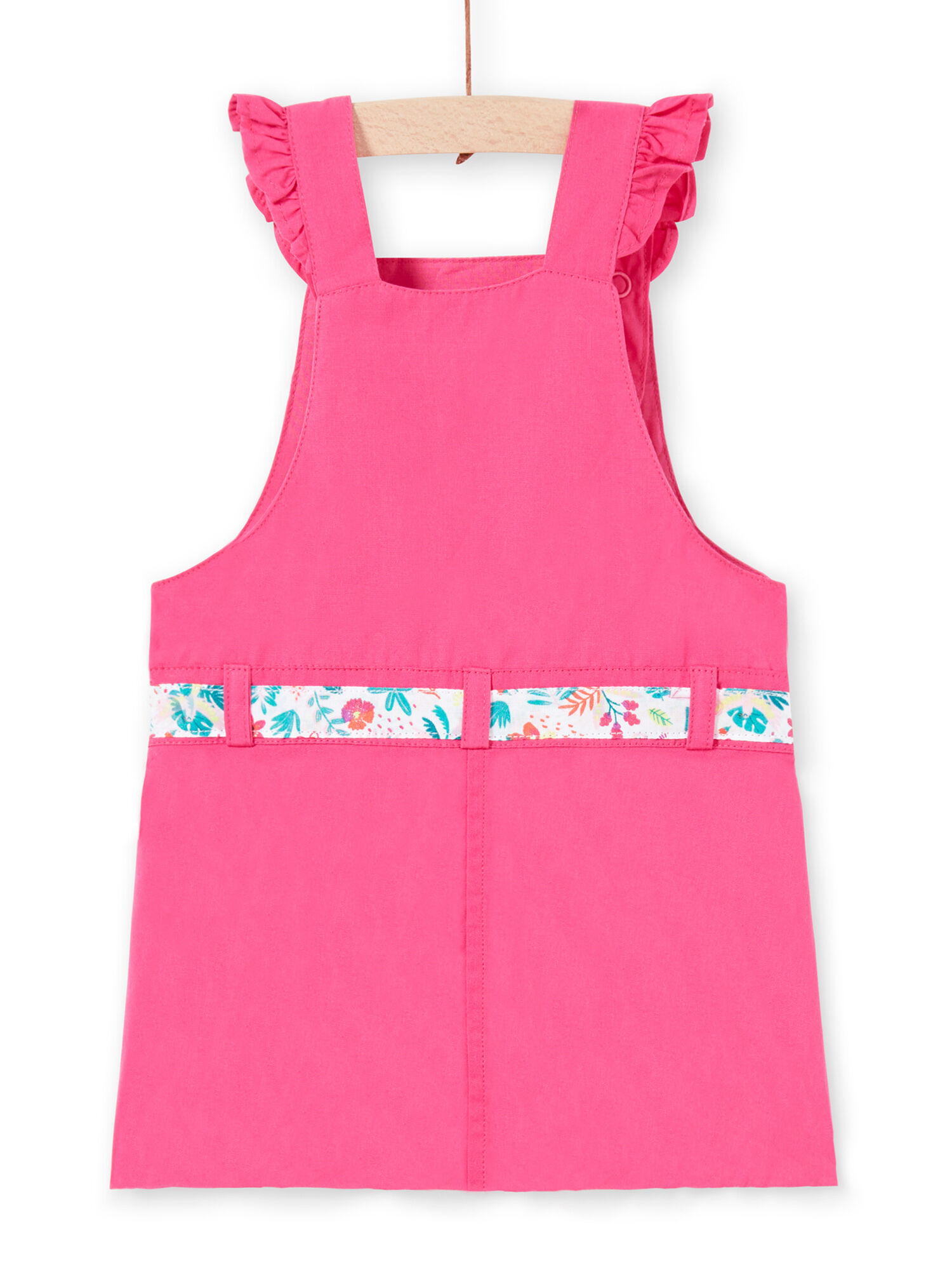 light pink overall dress