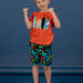 Child Boy Orange Sequin Reversible T-Shirt