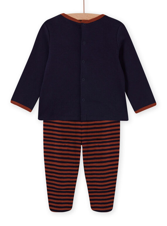 Baby boy dog print pajama set MEGAPYJDOG / 21WH1481PYJC205