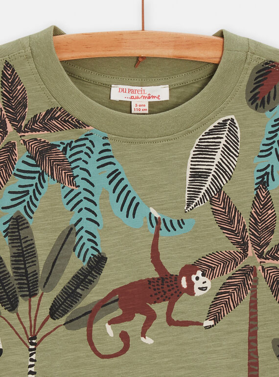 Kaki TEE SHIRT SS TOCRITI2 / 24S902L3TMC604