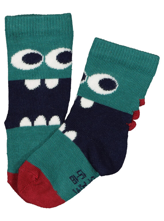 Baby boys' printed socks GYUVECHO / 19WI1021SOQ608