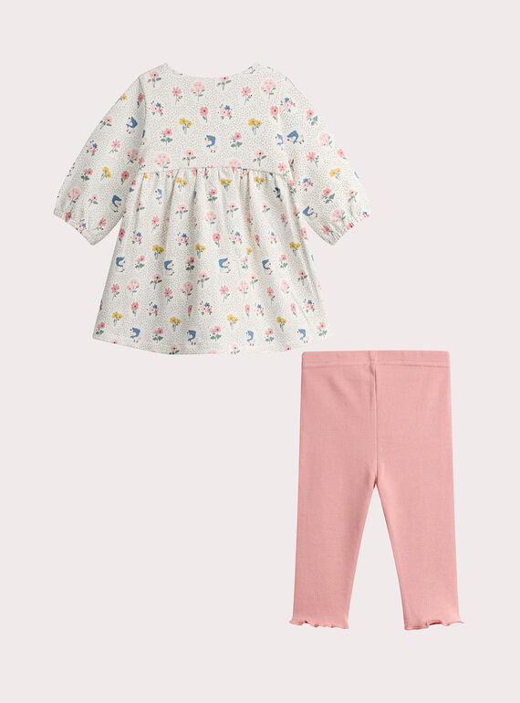 Baby girl dress and leggings set  VOU1ENS4 / 24WF03C1ENS001