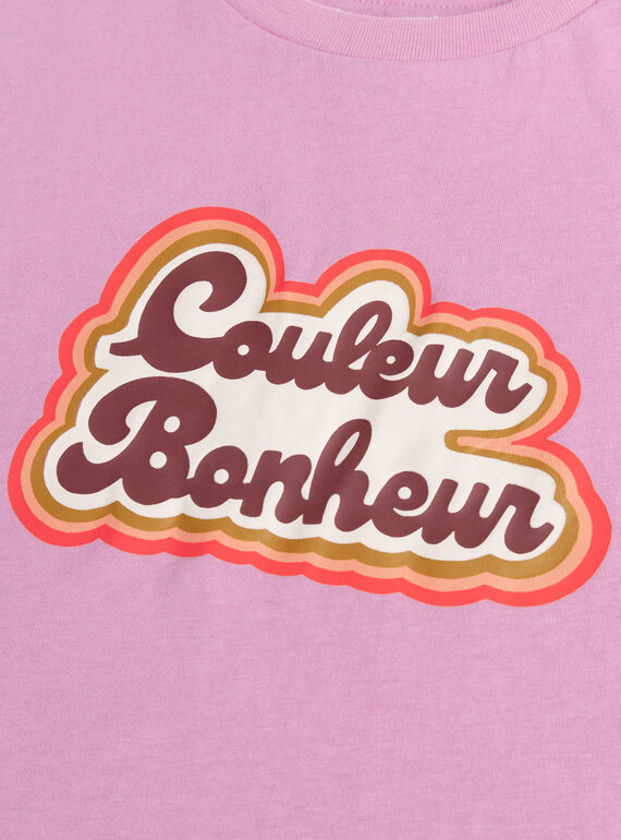 Dark rose TEE SHIRT SS WAMUMTI2 / 25S901W1TMC313