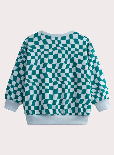 Water blue SWEAT SHIRT Water blue SWEAT SHIRT WOBOSWE / 25S902R1SWE213