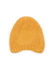 Girl's knotted mustard hat MYAMIXBON2 / 21WI0154BONB106