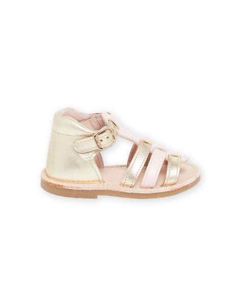 Baby girl gold sandals NISANDIRIS / 22KK3741D0E954