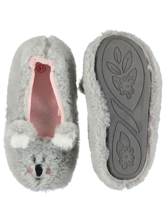 Girls' ballet pump slippers DFBALKOAL / 18WK35W5D07940