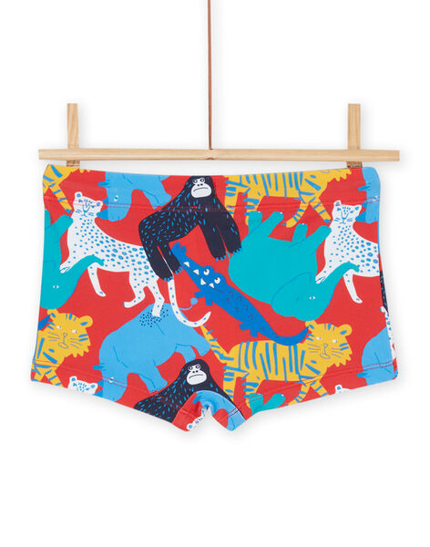 Multicolored jungle print swim shorts RYOMERSHOJUN / 23SI02R4MAIF518