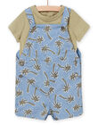 Baby boy pistachio green and blue outfit NUSANENS / 22SG10S1ENS610