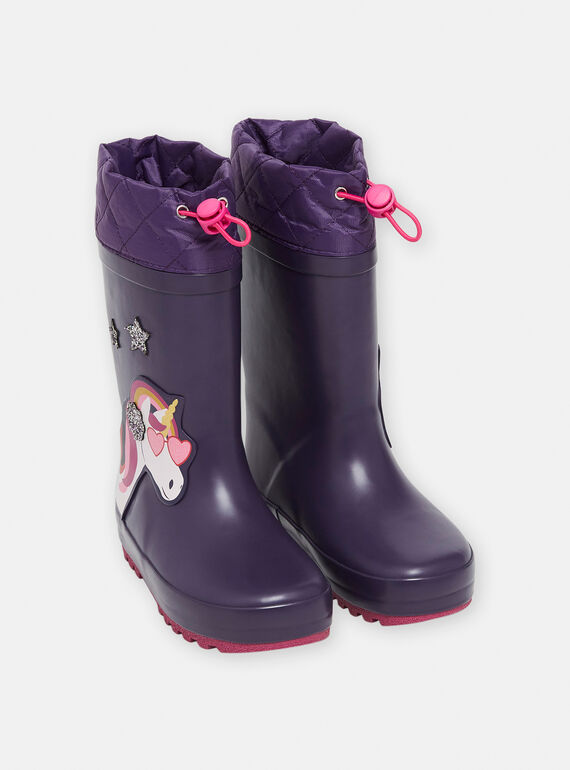 Purple rain boots SAPLUICORN / 23XK3511D0C708