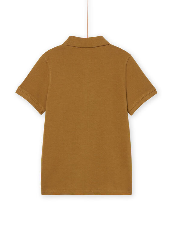 Piqué Polo with dinosaur badge ROJOPOL2 / 23S90273POLG631