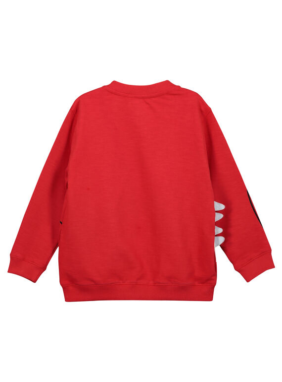 Boys' fancy zipped cardigan FOTOGIL / 19S902L1GILF505