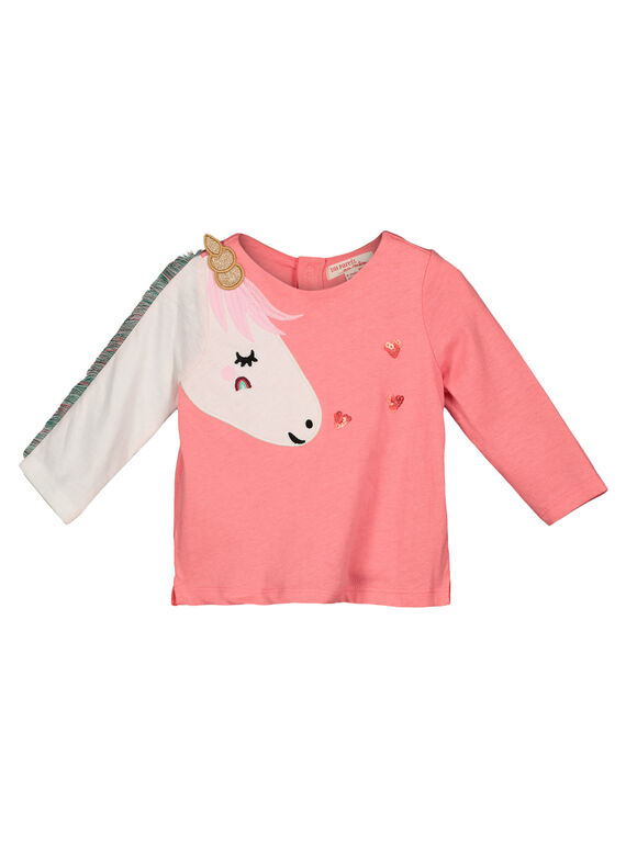 Baby girls' long-sleeved T-shirt GIVETEE / 19WG0921TMLD323