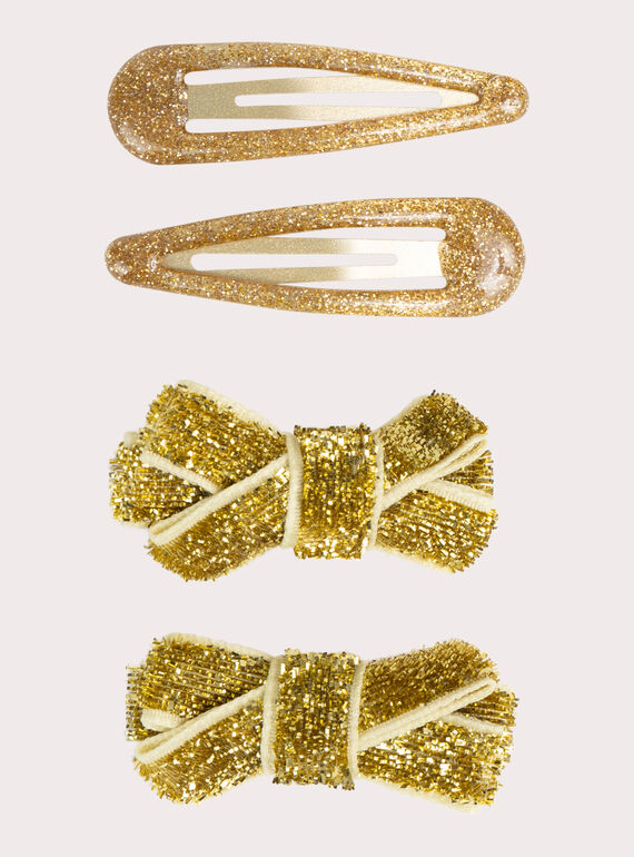 Light gold HAIRCLIP VYAJOCLIP6 / 24WI01T1BRTK008