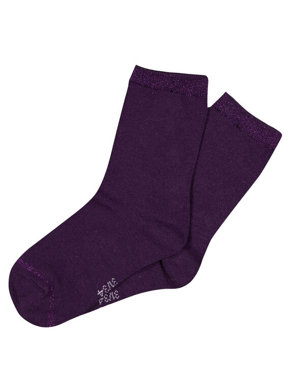 Purple Socks GYAJOCHO4 / 19WI01L1SOQ708