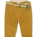 Corduroy pecan pants with belt