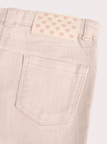  Pink denim jeans flare cut for girls  VAJOPANT1 / 24W901J2PAND329