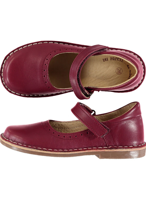 Burgundy Salome shoes GFBABPERFL / 19WK35E1D13719
