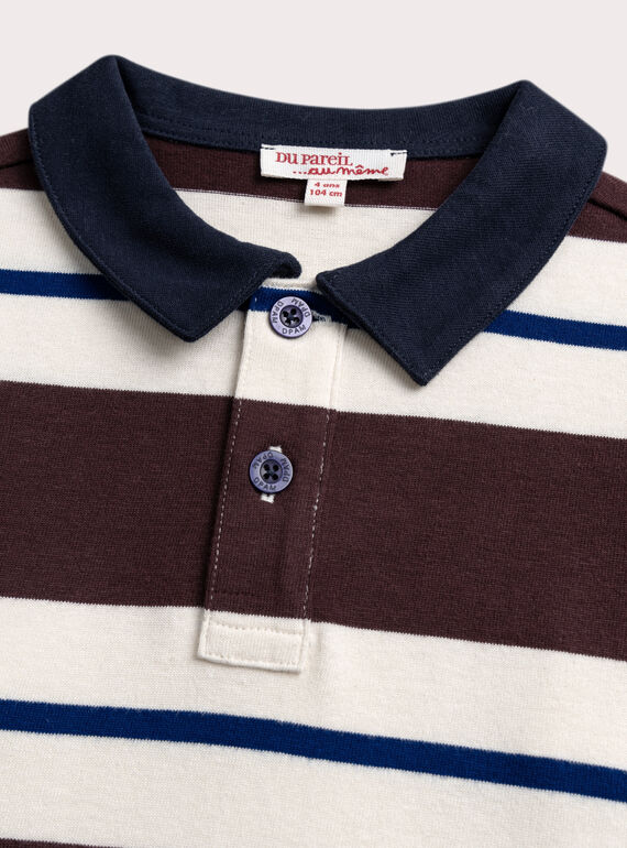 Burgundy POLO SHIRT XOJOPOL1 / 25W902D2POL501