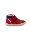 Baby boy navy blue and red sneakers LBGBASRED / 21KK3831D3F050