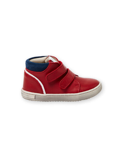 Baby boy navy blue and red sneakers LBGBASRED / 21KK3831D3F050