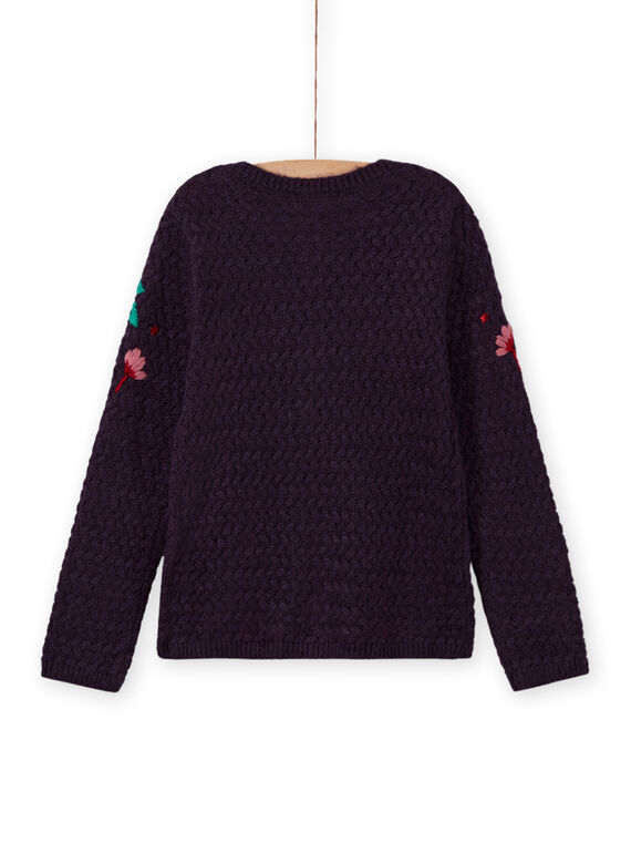 Baby girl's long sleeve floral embroidered cardigan MAFUNCAR2 / 21W901M1CARH703