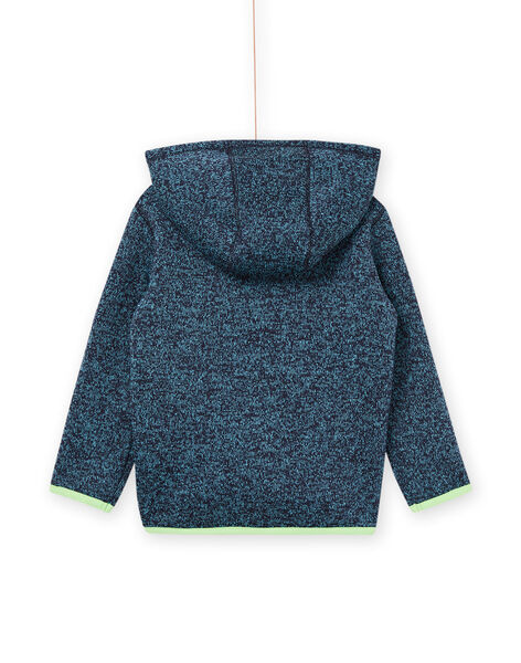 Mottled blue vest with soft lining POJOGITEK2 / 22W902D1GILC200