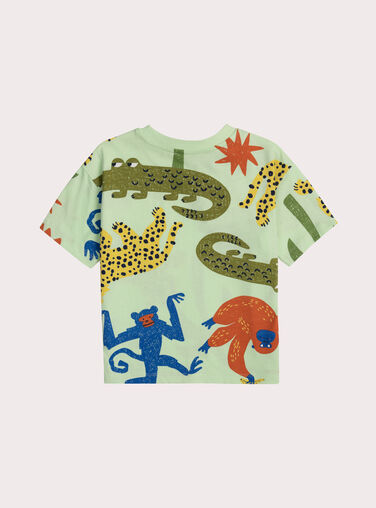 Light green TEE SHIRT SS WOLITI1 / 25S902T3TMC602