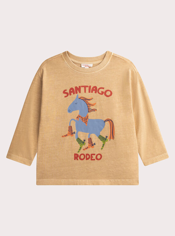 Long-sleeved rodeo design T-shirt WOLANTEE1 / 25S90243TML311
