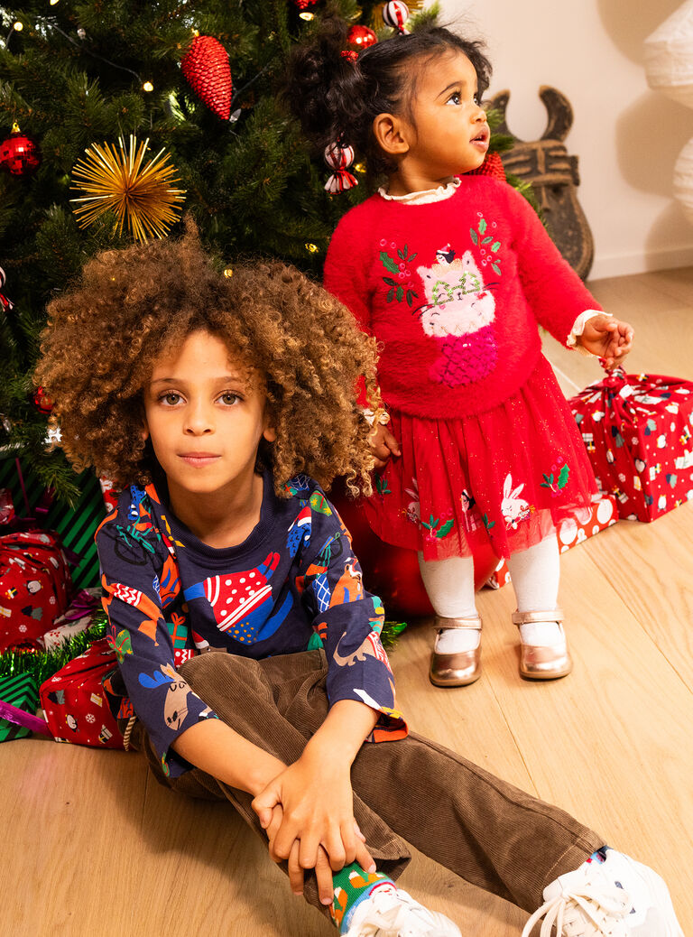 Baby girl's soft red sweater SIWAYPULL / 23WG09S1PULF529