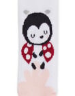 White socks with ladybugs and flowers birth girl NOU1CHO1 / 22SF4041SOQ000