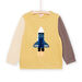 Reversible T-shirt with rocket animation and sequins