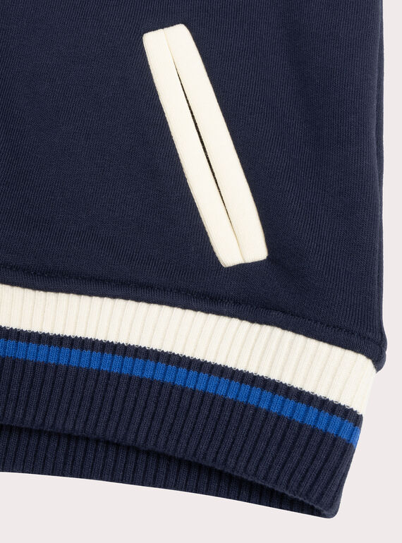 Dog design varsity-style jacket in three colours WOKAGIL / 25S90231GILC243