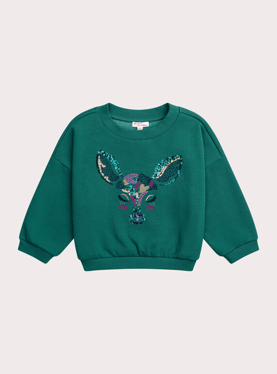 Green SWEAT SHIRT XAMYSWEA / 25W901R1SWE608