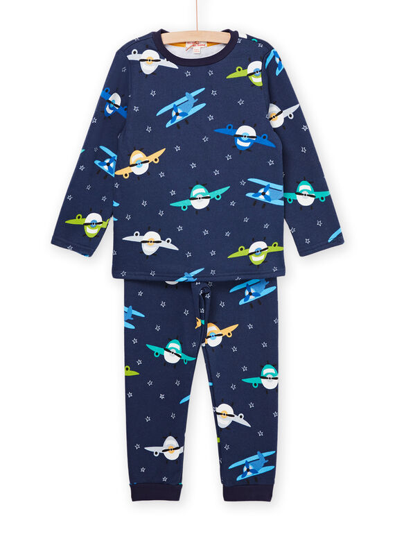 Airplane print pajamas PEGOPYJGLOW / 22WH123APYJ705