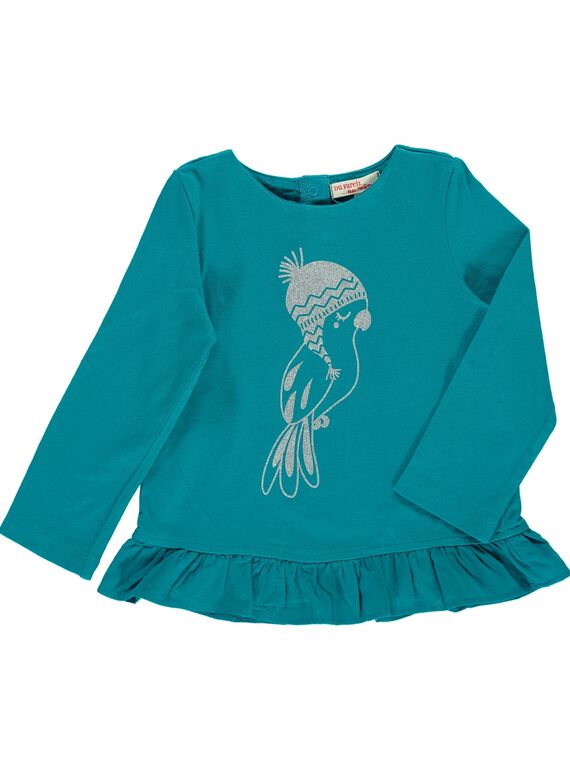 Baby girls' long-sleeved T-shirt DIJOTEE5 / 18WG0935TMLC217