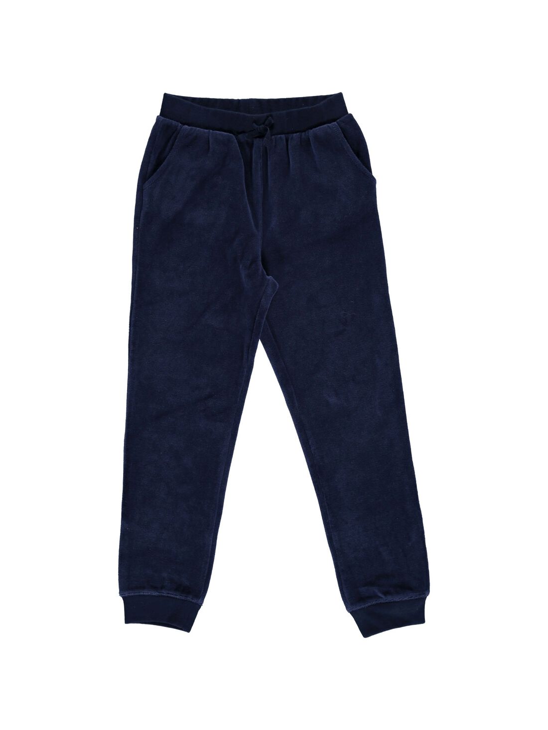 Girls velour jogging bottoms