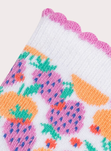 White SOCKS WYIJOSOQ12 / 25SI09M2SOQ000