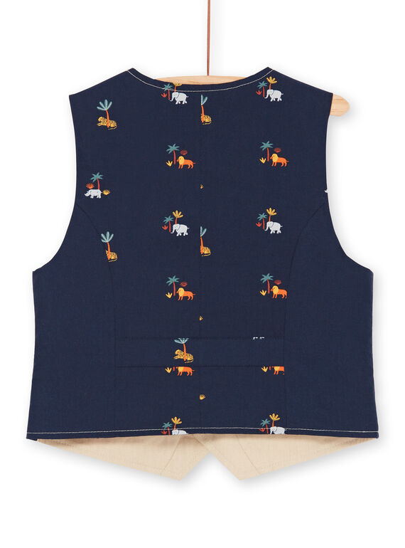 Beige suit vest - Child boy LOJAUGIL / 21S902O1GSMA014