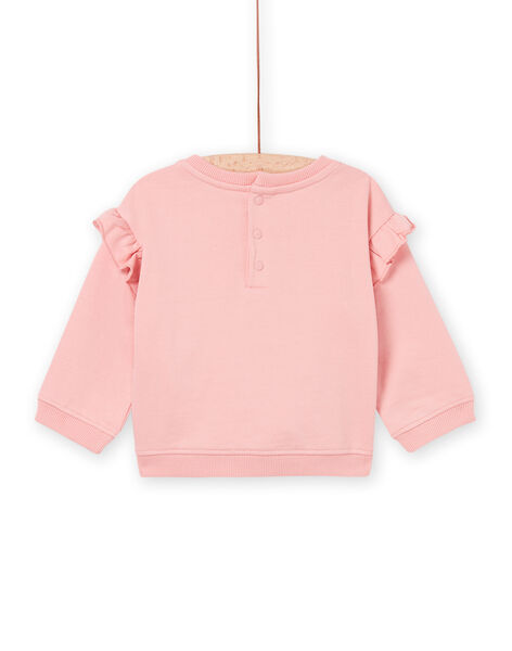 Pink hedgehog sweatshirt PIRHUSWE / 22WG09Q1SWE303