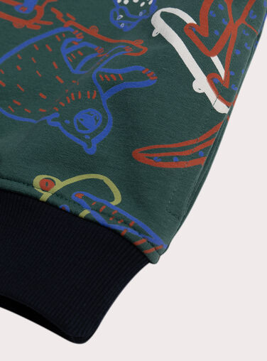 Green SWEAT SHIRT XOJASWE / 25W902M1SWEG614