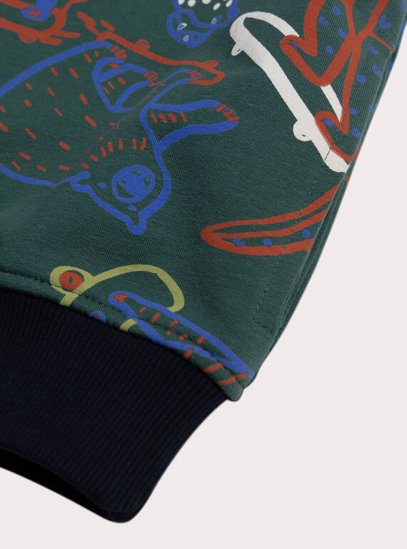 Green SWEAT SHIRT XOJASWE / 25W902M1SWEG614