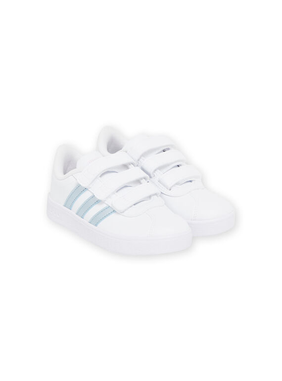 White ADIDAS sneakers with silver details child girl MAGW2341 / 21XK3541D35000
