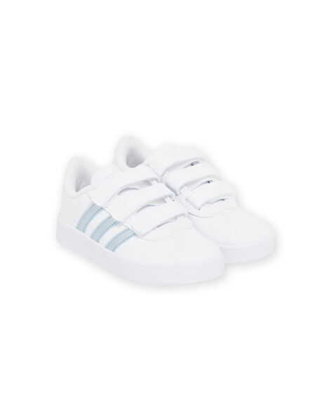 White ADIDAS sneakers with silver details child girl MAGW2341 / 21XK3541D35000
