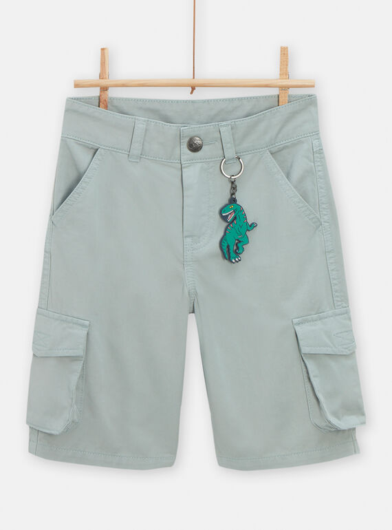 Grey Bermuda shorts for boys TOCOBER1 / 24S902N3BERJ913