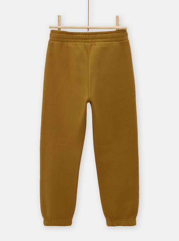 Boy's sepia jogging top TOJOJOB3 / 24S90281JGBI814