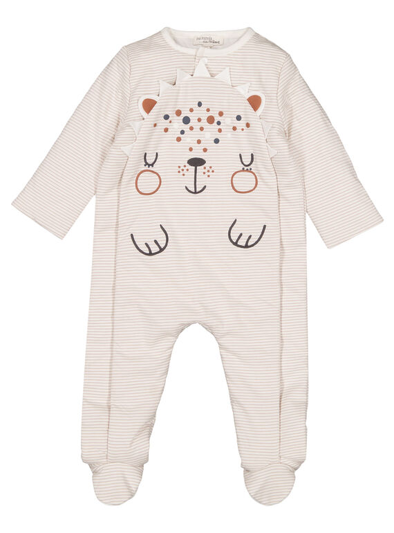 Unisex babies' polar fleece sleepsuit GOU1GRE1 / 19WF7711GRE001