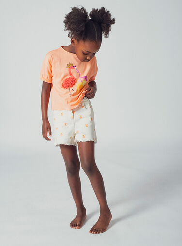 Orange TEE SHIRT SS WALITI1 / 25S901T3TMCE403