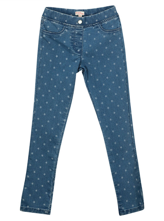 Girls' fancy jeggings FAJOJEG5 / 19S901Y5D2B721
